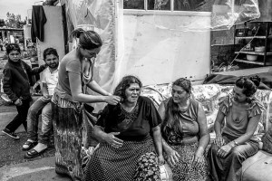 Plein juillet, soleil, c’est la dolce vita au campement de l’Eure.